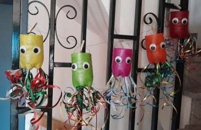 Unsere Kraken- Laternen